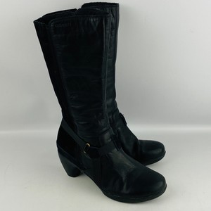 Botas Para Mujer Merrell Evera Amp 8 Negro De Cuero Y Gamuza Talla Tacones  Cremallera 2.75\
