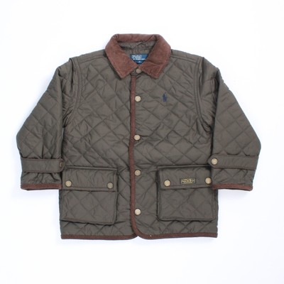 Polo Ralph Lauren Quilted Fall Barn Jacket Coat Boys Kids Size 4