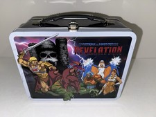 Masters Of The Universe Revelation Lunchbox Tin Tote He-Man Skeletor New