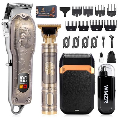 Professional Hair Clipper Set, Men's Hair Clipper, T-Shaped sideburn Trimmer, El