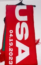 Ruffneck USA vs. Mexico Phoenix, AZ 04/19/23 Soccer Scarf NWT. Game Day Warmth!