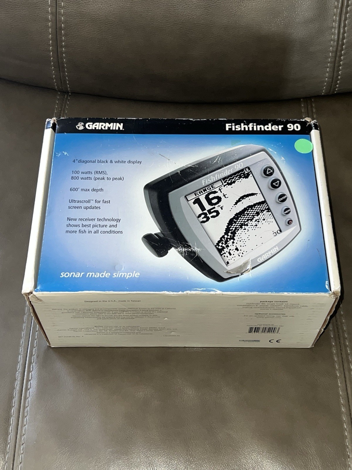 GARMIN Fishfinder 90 Marine Boat Sonar