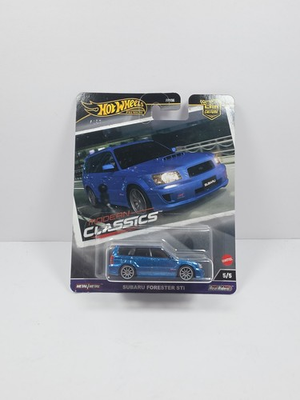 #ad 2024 HOT WHEELS PREMIUM SUBARU FORESTER STi Modern Classics BLUE Cracked Broken $8.99