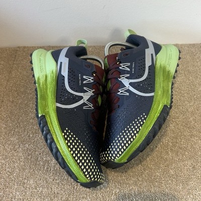 Nike React Pegasus Trail 4 Thunder Blue Chlorophyll Vapor Green DJ6159-403 Uk 7