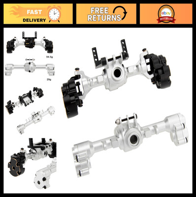 18 Axle Housing with Diff Covers & Steering Knuckles for 1/18 RC Crawler Upgrade