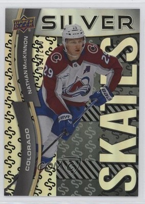 2024 Upper Deck Extended Series Silver Skates Gold 92/250 Nathan MacKinnon 0kp6