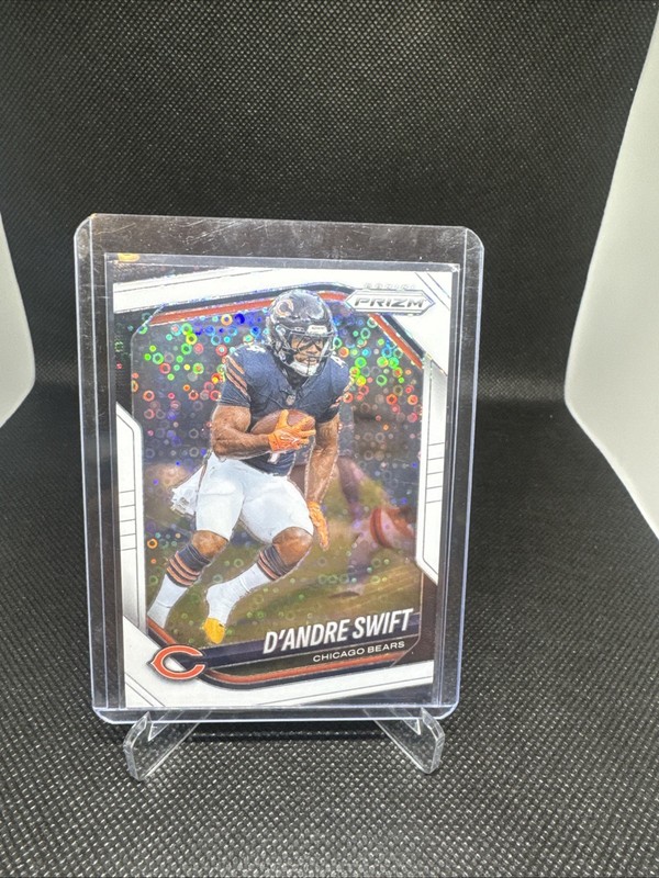2025 Prizm D’Andre Swift - White Disco Prizm #236 - Chicago Bears