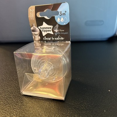 Tommee Tippee Closer to Nature 3m+ Medium Flow Baby Bottle Nipples