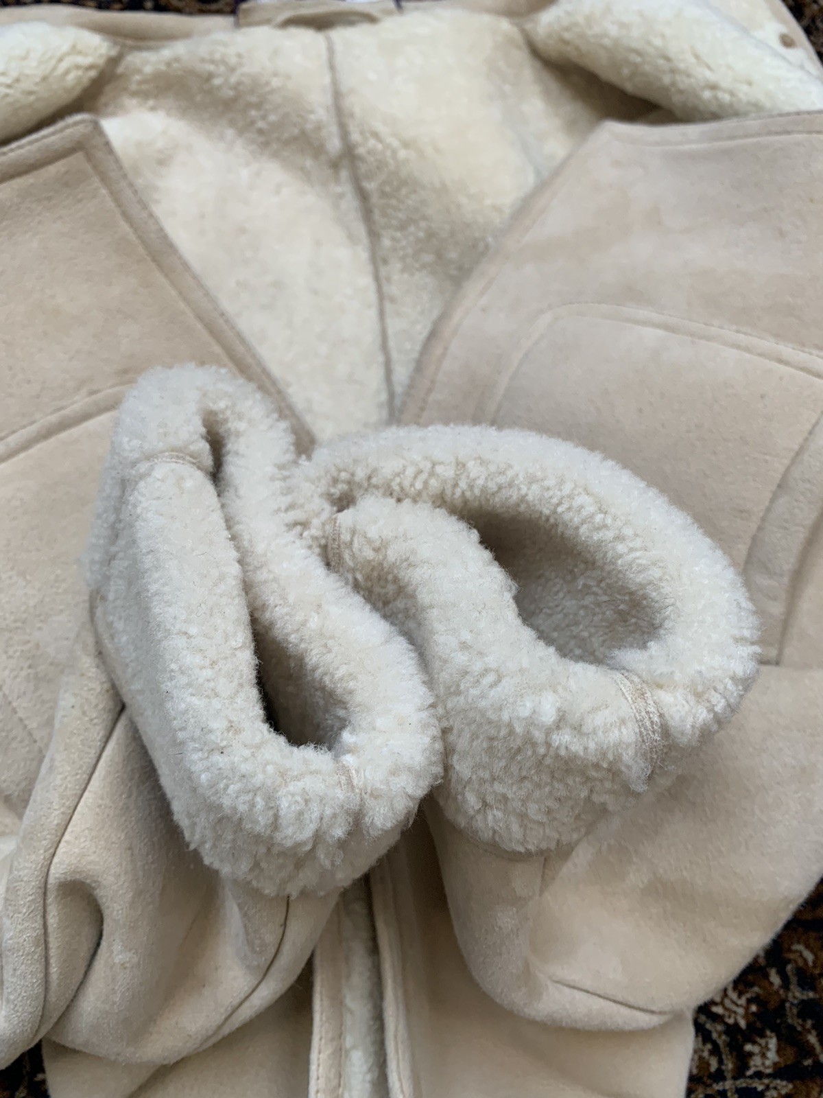 Ralph Lauren Collection Shearling Jacket Stand Co… - image 23