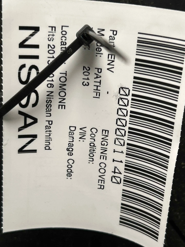 Fits 2013-2016 Nissan Pathfinder, 35L V6 Engine Cover, OEM:140413JA0A Foto 4 de 4