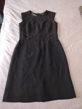Tahari Arthur S. Levine Women’s Elegant Black Dress Size 10 Party Formal Work