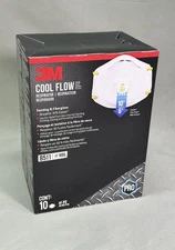 NEW! 10-80 pcs 3M 8511 N95 Particulate Respirator Masks w/ Exhalation Valve