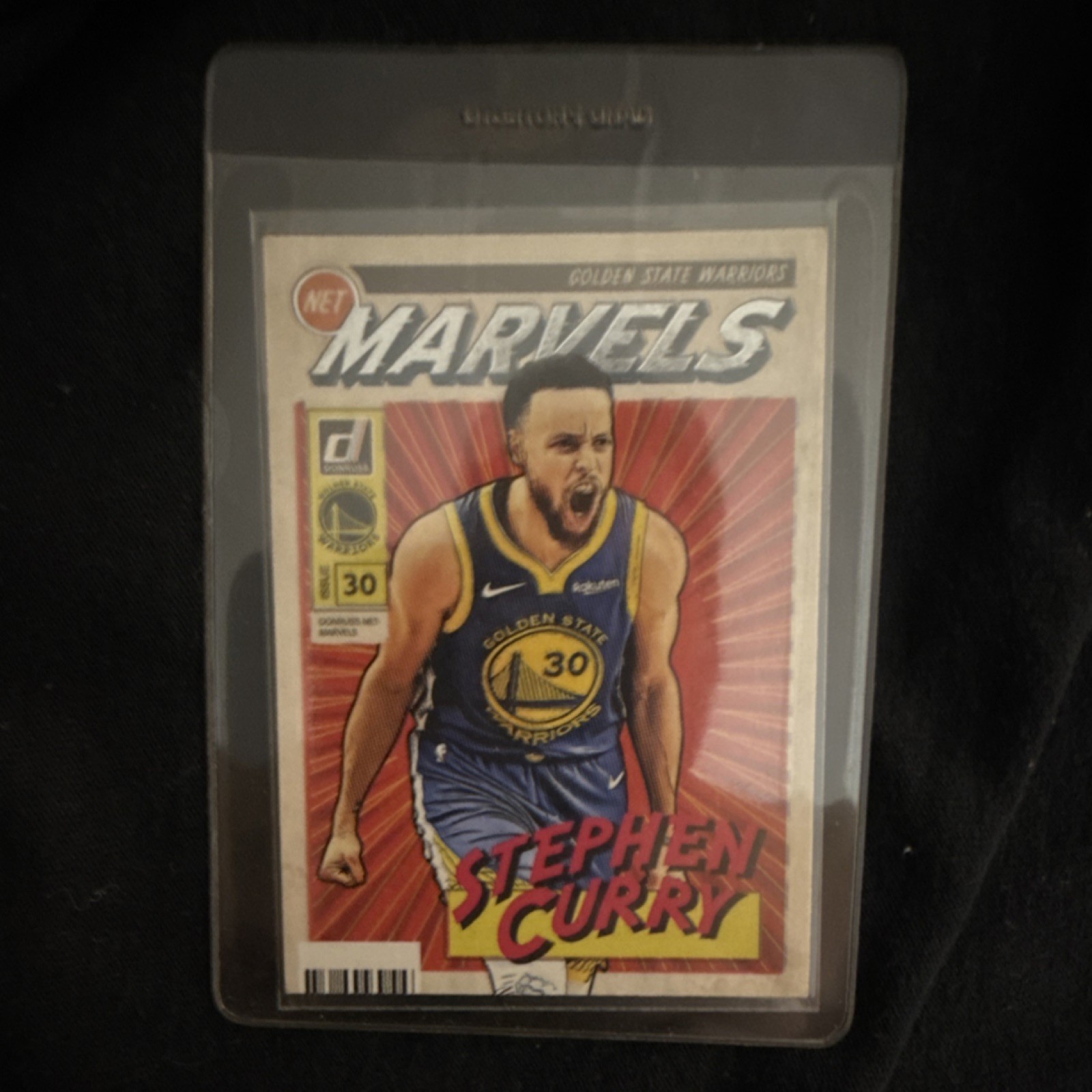 Panini 2019-20 Donruss Stephen Curry Net Marvels #18 Golden State Warriors