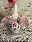 Fenton Blue Burmese Pansy Basket 2004 Gold Treasures Coll Orig Box & Tag C03499