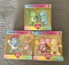 Care Bears Sports Flocked Mini Figures -3 Sets NEW