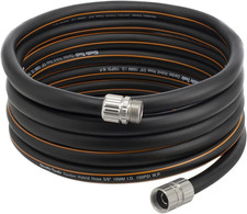 Garden Hose 20Ft X 5/8", Custom Length, Heavy Duty, No Kink, Flexible, Rubber...