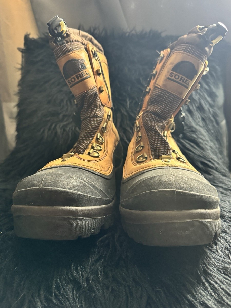 Sorel Men’s Vintage Maverick Leather and Rubber Winter Waterproof Snow Boots 11 Sorel Men main image 4