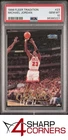 1998 FLEER TRADITION #23 MICHAEL JORDAN BULLS HOF PSA 10