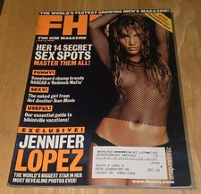 FHM magazine #19 March 2002 JENNIFER LOPEZ J-LO FISHNET Bob Saget Cerina Vincent
