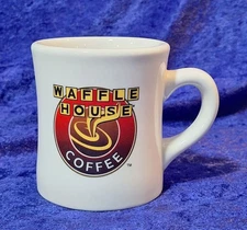 Waffle House Heavy Diner Mug Restaurant Coffee Cup Vintage Tuxton