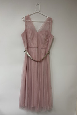 Phase Eight Damenkleid Ella mit Tüllverzierung antikrose Größe UK 16