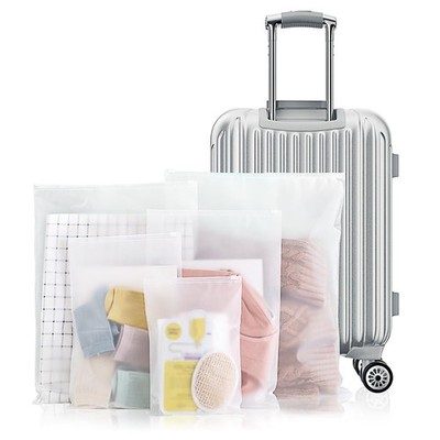 30PCS Frosted Travel Storage Bags for Clothes,Zip-lock Seal Storage Bags Lugg...