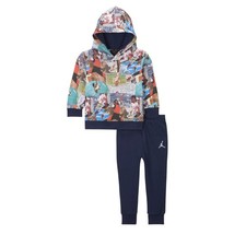 Jordan Tuta da Bambini MJ Brooklyn Printed Nera Codice 85D324-U90 - 9B