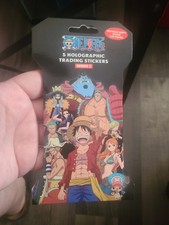 ONE PIECE: 5 HOLOGRAPHIC TRADING STICKERS SERIES 2 - SEALED PACK