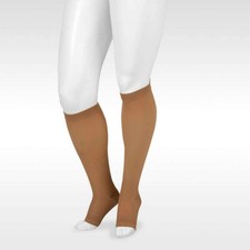 Juzo Basic 4410 Knee High, Open Toe, 15-20mmHg Size: II Beige 