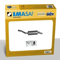 Imasaf ESD Auspuff Endtopf für Ford Sierra (Gbg BNG Gbc) 1.8 TD 55KW - 2/93