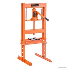 Hydraulic Shop Press 6 Ton 13000 Lb H-frame Garage Floor Press Adjustable