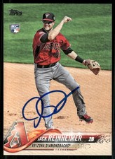 2018 Topps JACK REINHEIMER Signed Card autograph auto DBACKS RC