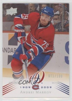 2008 Montreal Canadiens Centennial Set Parallel 100 /100 Andrei Markov #171 0ae