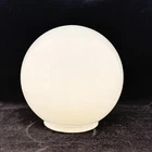 Vintage 6.75″ White Milk Glass Globe Ceiling Shade Ball Lamp Light 4” Fitter