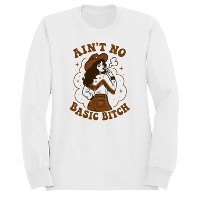 Ain't No Basic Bitch Retro Cowgirl Sweatshirt