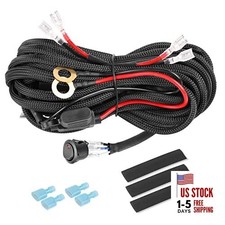 Wiring Harness 2 Lead, 12V LED Light Bar Wiring Harness Wiring Harness-2 Leads