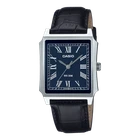 CASIO Mens Wristwatch MTP-B190L-2BV Leather Blue Vintage