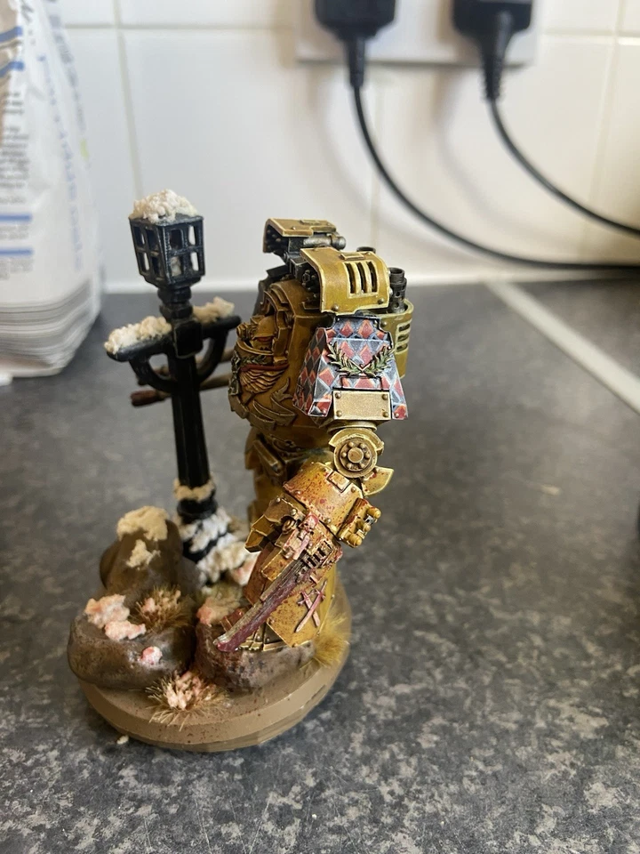 Кулаки имперские мировые Forge contemptor дредноут, Заказная База Хорошо Раскрашены - Изображение 4 из 4