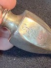 Vintage Sterling Salt and Pepper Shakers-Not Weighted-Engraved-40.8g — photo 5
