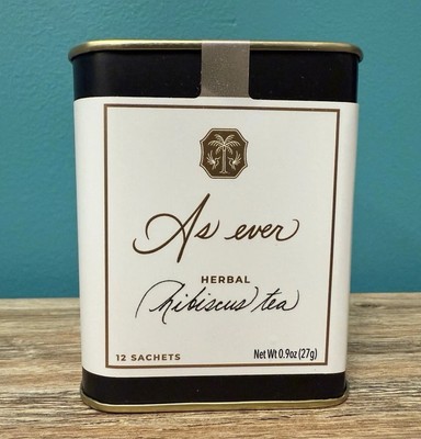 AS EVER Herbal Hibiscus Tea Tin by Meghan Markle Duchess Of Sussex