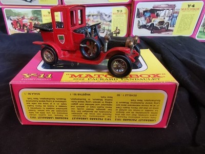 Matchbox Models of Yesteryear Y-11 1912 Packard Landaulet m. original Verpackung