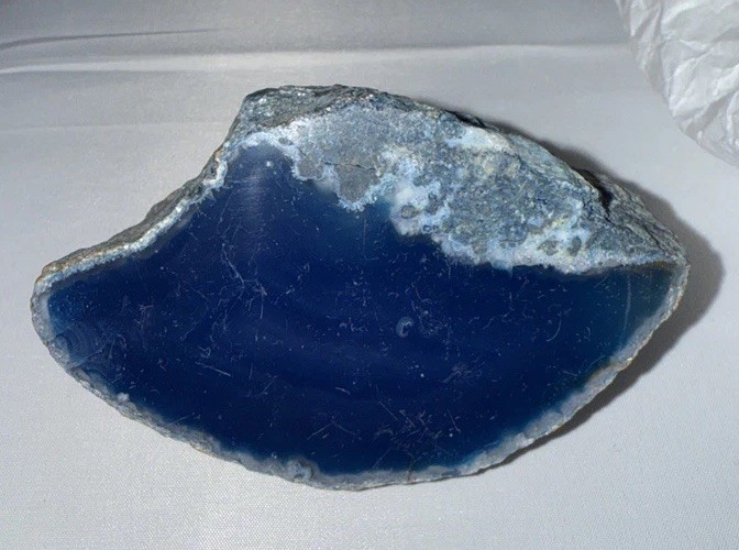 Blue Geode From Pompeii Italy Rare Blue
