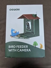Osoeri Bird Feeder with Camera Solar-Powered, Smart AI Identify Auto Capture 