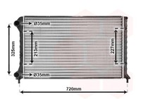 VAN Wezel MotorküHler WasserküHler 17002261 FüR Fiat Doblo GroßRaumlimousine 16V