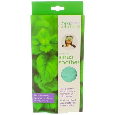 4 Pack DreamTime Aromatherapy Spa Comforts Microwavable Sinus Soother Mask, E...