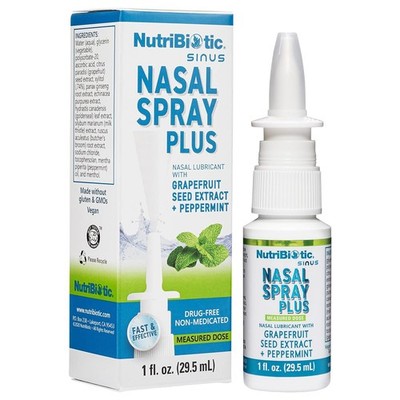 Nasal Spray Plus 1 Fl Oz | Nasal Lubricant Plus GSE, Xylitol & Botanical Extr...