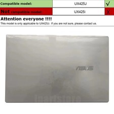 New Silver For ASUS ZenBook 14 UX425J U4700J UX425A UX425 Back Cover Top Case