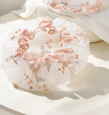 Shower Cap Reusable Waterproof Shower Caps for Women, Large Shower Cap for Long