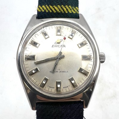 Vintage ENICAR Ocean Pearl Herrenuhr Handaufzug AR-160 swiss 36,6mm