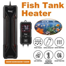 hygger 10W-1000W Aquarium Heater Submersible Fish Tank Thermostat Anti Explosion